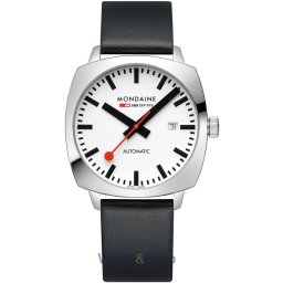 Mondaine Mondaine MSL.3961B.LBV Mens Watch Cushion Automatic 39mm 10ATM MSL.3961B.LBV