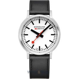 Mondaine Mondaine MST.4101B.LBV.2SE Mens Watch Stop2go 41mm 3ATM MST.4101B.LBV.2SE