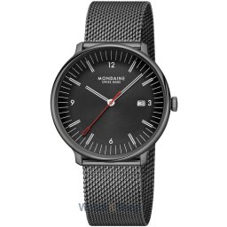 Mondaine Mondaine MLE.41220.SM Mens Watch Doppio 41mm 5ATM MLE.41220.SM