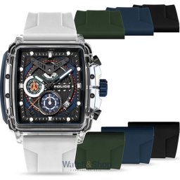 Police Police PEWGO0052401-SET Mens Watch Clout Set Chrono 43mm 3ATM PEWGO0052401-SET