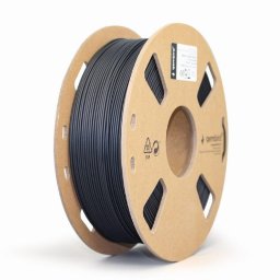 FILAMENT GEMBIRD pt. imprimanta 3d, PLA, 1.75mm diamentru, 1Kg / bobina, aprox. 340m, topire 190-220 grC, matte black, "3DP-PLA-01-MTBK