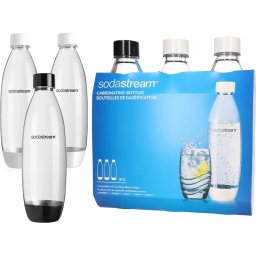 Aparate de preparare sifon Recipient StodaStream PET Fuse 3buc 1L Black