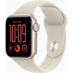 Smartwatch Watch SE 3 GPS 40mm Starlight Aluminium Case with Sand Sport Band - M/L