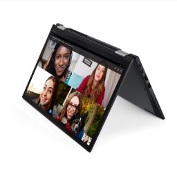 Laptop Lenovo ThinkPad X13 Yoga Gen 2 Refurbished, I5 1135G7, 16 GB RAM, 256 GB SSD NVMe, Ecran 13,3", Windows 11 Pro, 2 in 1, Stylus Pen, Touchscreen, Webcam, Tastatura US/UK, Stare Corecta