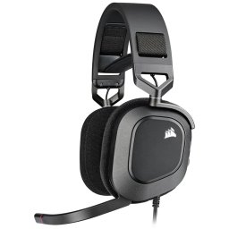 Căști pentru jocuri CORSAIR HS80 RGB USB 7.1, carbon (CA-9011237-EU)