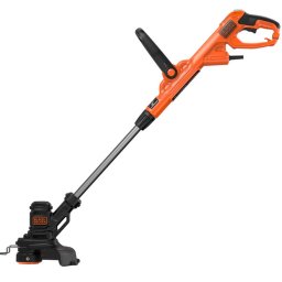 Trimmer electric de tuns gazon/iarba electric Black+Decker, 450W, 25 cm, POWERCOMMAND Easy Feed, suprafete mari - BESTE625