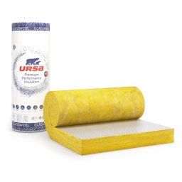 Vata De Sticla Isover Ursa Plus Cu Aluminiu 100mm / 8.4mp
