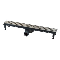 Rigola dus PVC, Gehler cu gratar inox ,600x70 mm, 1 1/2 mm,