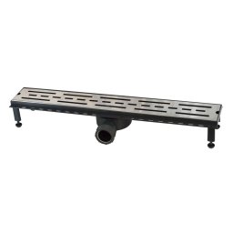 Rigola dus PVC, Gehler cu gratar inox ,600x90 mm, 1 1/2 mm,