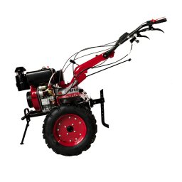 Motocultor Weima WM1100BE(KM) cu remorcă basculabilă LY800 – 12 CP diesel, pornire electrică