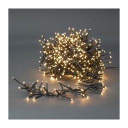 Nedis CLCS768 - Ghirlandă LED de exterior pentru Crăciun 768xLED/7 funcții 8,6m IP44 alb cald