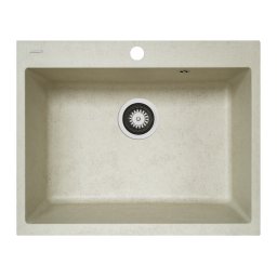 Chiuveta soft compozit Pyramis Square DUROTHEK 60x50 1B bej, Soft composite, 1 cuva, baza 60 cm, garantie 5 ani