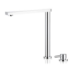 Baterie Bucatarie SATELLITA Crom, pipa independenta retractabila, cartus ceramic, alama