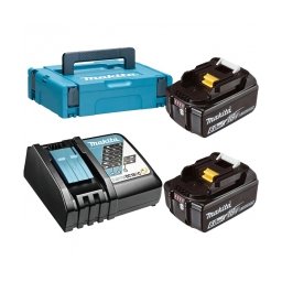 Makita - PSK LXT - Set 2 acumulatori si incarcator, Li-Ion, 18 V, 6 Ah, incarcare rapida, valiza speciala