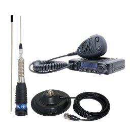 Statie radio Pachet Statie radio CB PNI Escort HP 6500 ASQ + Antena CB PNI ML160 cu magnet
