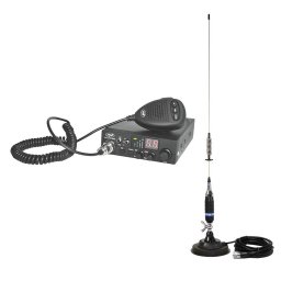 Statie radio Pachet statie radio CB PNI ESCORT HP 8000L ASQ + Antena CB PNI S75 cu magnet