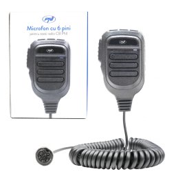 Microfon de schimb pentru statie radio CB PNI Escort HP 9500, HP 8900, HP 8000L cu 6 pini