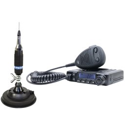 Statie radio Pachet Statie radio CB PNI Escort HP 6500 ASQ + Antena CB PNI S75