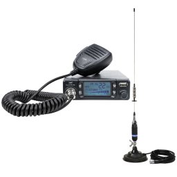 Statie radio Pachet Statie radio CB PNI Escort HP 9700 USB si Antena CB PNI S75 cu baza magnetica