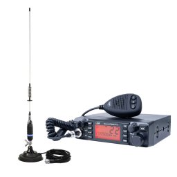 Statie radio Pachet statie radio CB PNI ESCORT HP 9001 PRO ASQ + Antena CB PNI S75 cu magnet