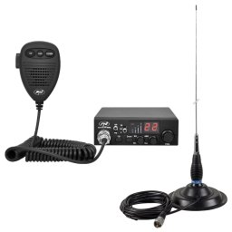 Statie radio Kit Statie radio CB PNI Escort HP 8000L ASQ + Antena CB PNI ML145 cu magnet 145/PL