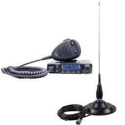 Statie radio Pachet Statie radio CB PNI Escort HP 6500 ASQ + Antena CB PNI ML145 cu magnet