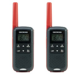 Statie radio Statie radio portabila PMR PNI Decross DC63, 446MHz, 0.5W, 16CH, 1000mAh NiMH, IPx4, set 2 bucati