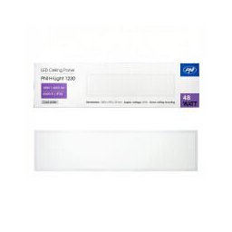 Panou LED PNI H-Light 1230 48W, 1200x295mm, 4800lm, 6400K, de interior, incastrabil, alb rece