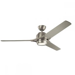 Lustră cu ventilator Zeus KLF-ZEUS-60-BN, LED 10W, metal