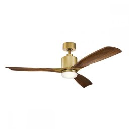 Lustră cu ventilator Ridley KLF-RIDLEY2-52-NB, LED 14W, metal
