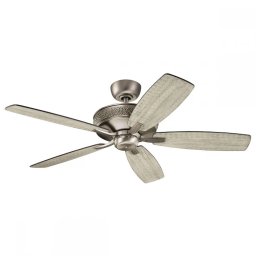 Lustră cu ventilator Monarch KLF-MONARCH2-52-BAP, metal