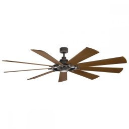 Lustră cu ventilator Gentry KLF-GENTRY-85-WZ, LED 14W, metal