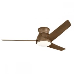 Lustră cu ventilator Eris KLF-ERIS-60-WN, LED 10W, nuc, metal