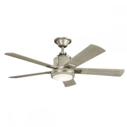Lustră cu ventilator Colerne KLF-COLERNE-52-BN, LED 10W, metal