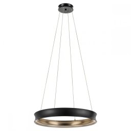 Suspensie Larousse KL-LAROUSSE-LED-M-BKB, LED 74W, negru, metal