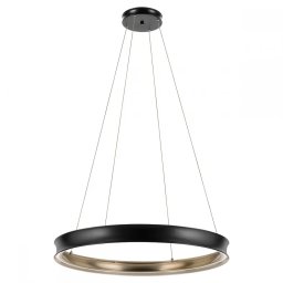 Suspensie Larousse KL-LAROUSSE-LED-L-BKB, LED 110W, negru, metal