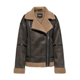 ONLY Geacă Onlkendra Bond Oversizjacket 15348991 19-1109 TCX chocolate torte