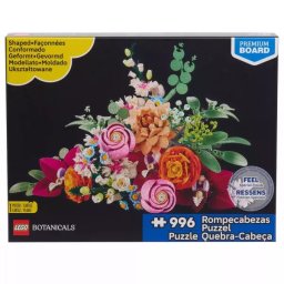 LEGO Botanicals: puzzle-Buchet de flori roz 996 piese