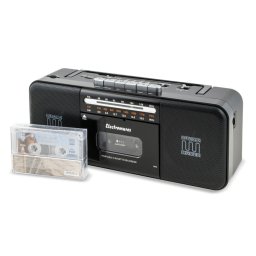 Radio Casetofon Electromures EM 1010, Bluetooth, USB, TF, Microfon, Negru
