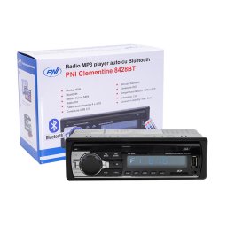 Sistem auto Radio MP3 player auto PNI Clementine 8428BT 4x45w 1 DIN cu SD, USB, AUX, RCA si Bluetooth