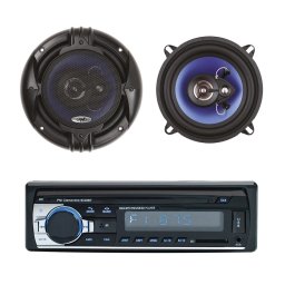 Sistem auto Pachet Radio MP3 player auto PNI Clementine 8428BT 4x45w + Difuzoare auto coaxiale PNI HiFi650, 120W, 16.5 cm