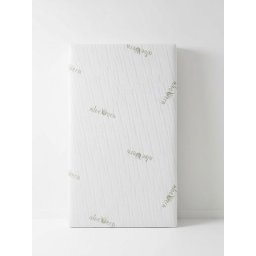 Topper 160x80x3 cm cu Lana, Spuma Memory cu particule Arctic Gel si Husa Jacquard pentru pat copii 2-12 ani