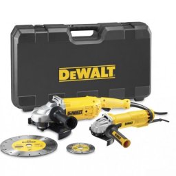 Pachet polizoare unghiulare DeWalt DWE492SDT – 230 mm și 125 mm