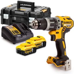 Mașină de găurit și înșurubat cu percuție DeWalt DCD796P2 – 18 V, 70 Nm, 2 acumulatori 5 Ah