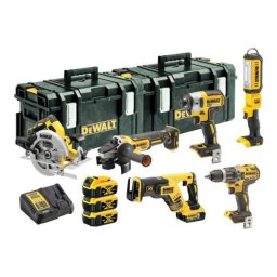 Set combo DeWalt DCK623P3 – 6 scule Li-Ion 18 V, 3 acumulatori, ToughSystem DS300