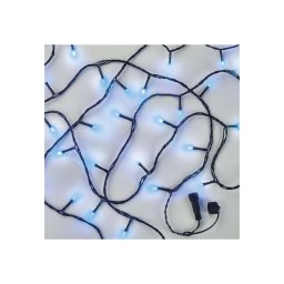 Ghirlandă luminoasă de Crăciun LED pentru exterior, 100 LED-uri/10 m, IP44, albastru