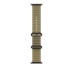 Apple Watch 49mm Titanium Band: Translucent Kelp Ocean Band - Black Titanium Finish