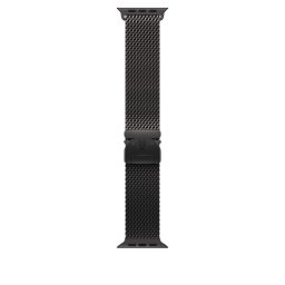 Apple Watch 49mm Milanese Loop: Black Titanium Milanese Loop - Medium