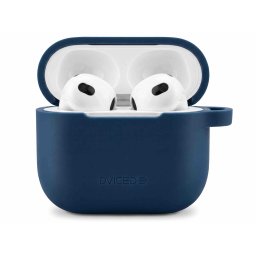 Husa din silicon Dviced pentru AirPods 4, albastru