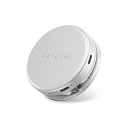 Satechi OntheGo 5-in-1 Multiport Adapter (1x HDMI 4K 60Hz, 1x USB-C up to 5 Gbps, 1x USB-A 3.0 up to 5 Gbps, 1xUSB-C PD60W, 1x SD card reader) - Silver